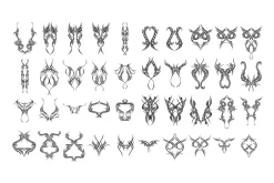 Tattoo Toolkit(Vector, PNG, Brushes)