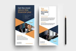 Tax Service DL Card Template