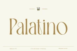 TBJ Palatino Stylish Serif Font