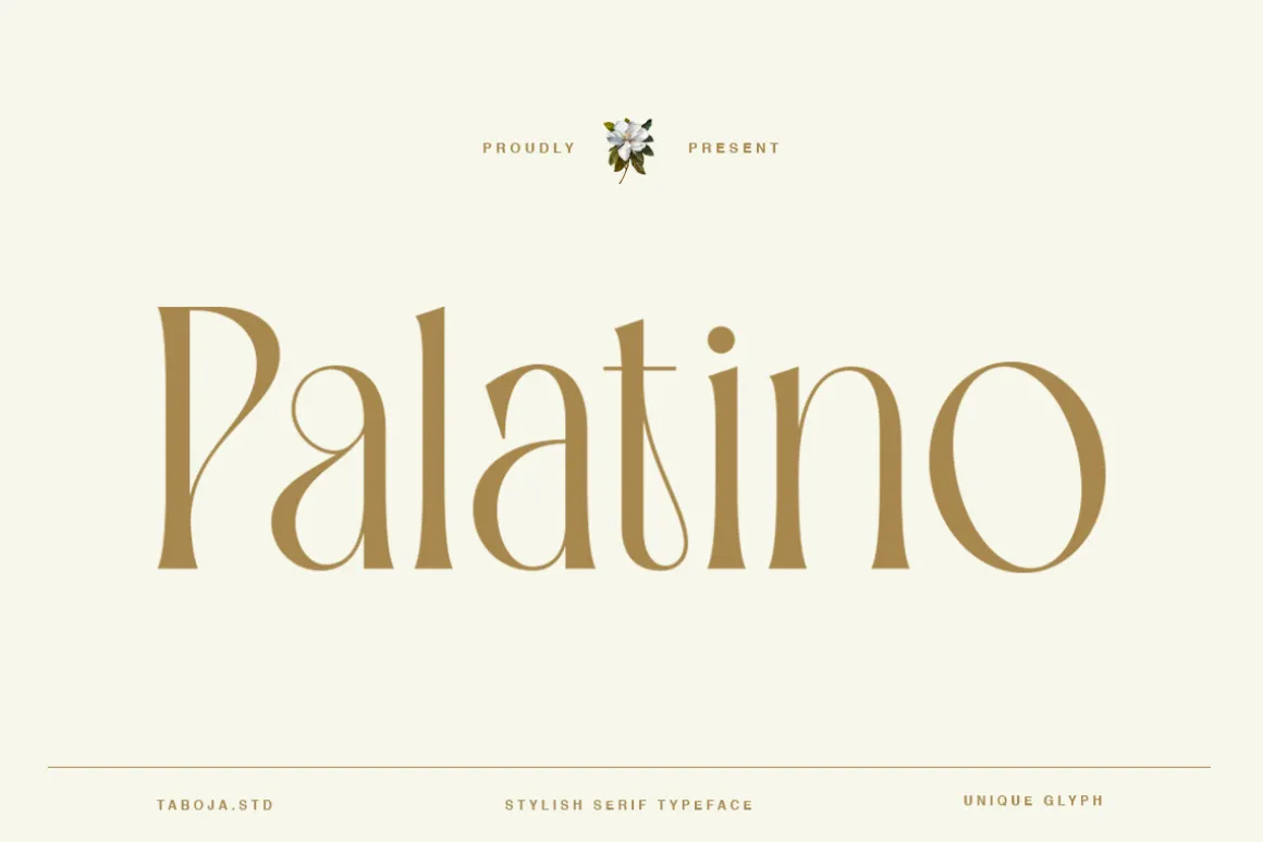 TBJ Palatino Stylish Serif Font