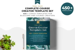 Teal Chic Complete Template Canva