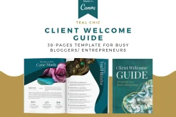 Teal Chic Complete Template Canva