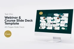 Teal Chic Complete Template Canva