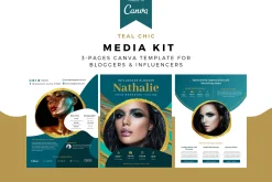Teal Chic Complete Template Canva