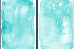Teal Ombre Watercolor Backgrounds
