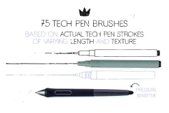 Technical Pen Brushes