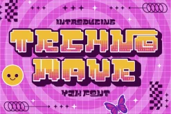 Techno Wave - Y2k Style Font