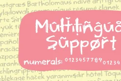 Teenage Parties font