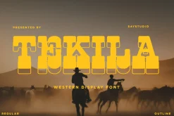 Tekila - Western Display Font