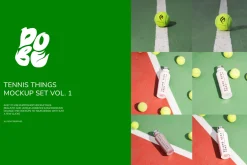 Tennis Things Mockup Set - Vol 1