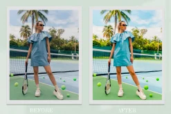 Tennis Photoshop Actions Lightroom