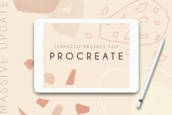 Terrazzo Photoshop Procreate Brushes