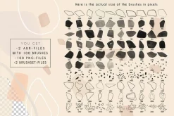 Terrazzo Photoshop Procreate Brushes