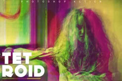 Tetroid Photoshop Action