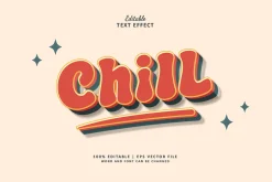Text Effect Chill