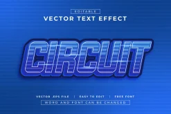 25 Text Effects Bundle | EPS Vector