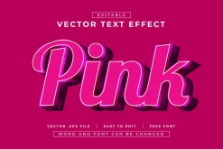 25 Text Effects Bundle | EPS Vector