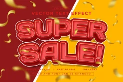 25 Text Effects Bundle | EPS Vector