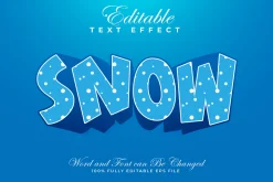 25 Text Effects Bundle | EPS Vector