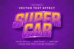 25 Text Effects Bundle | EPS Vector