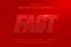 25 Text Effects Bundle | EPS Vector