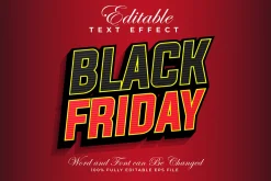 25 Text Effects Bundle | EPS Vector