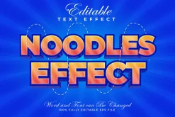 25 Text Effects Bundle | EPS Vector