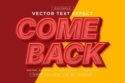 25 Text Effects Bundle | EPS Vector