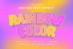 25 Text Effects Bundle | EPS Vector