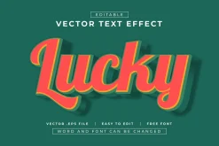 25 Text Effects Bundle | EPS Vector