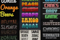 190 Text Effects for Photoshop