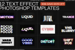 12 Text Effect Templates