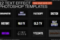 12 Text Effect Templates