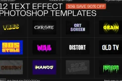 12 Text Effect Templates