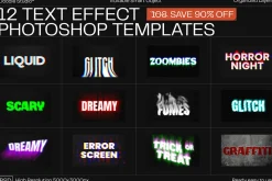 12 Text Effect Templates