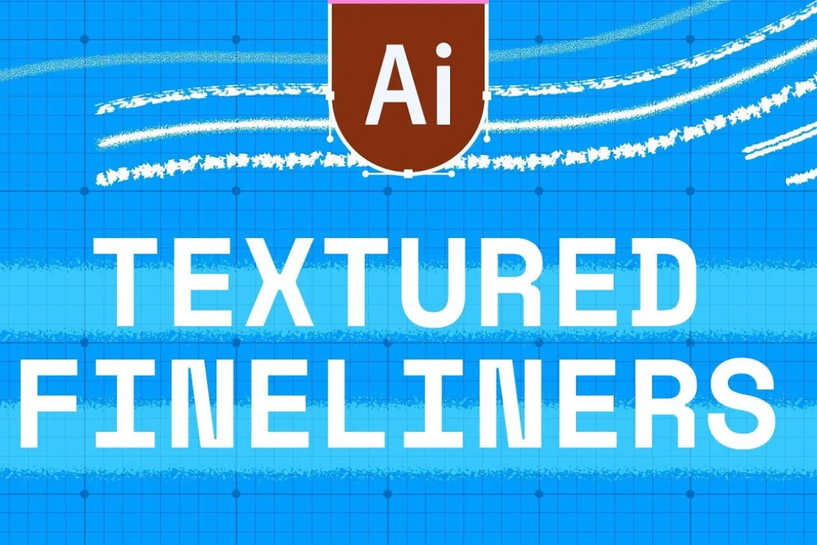 Textured Fineliner Adobe Illustrator