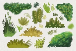 27 Textured Pencil Brushes Procreate