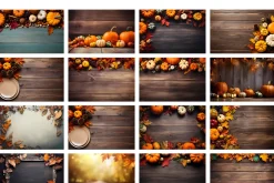 Thanksgiving Background Mockup