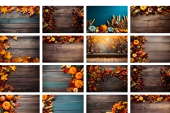 Thanksgiving Background Mockup