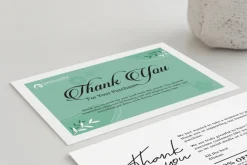 Thank you card Template
