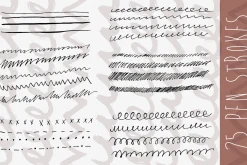 The Art Vector Ink Brushes Pack