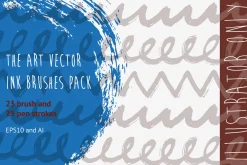 The Art Vector Ink Brushes Pack