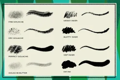 The Mid-Century Procreate Brush Pack