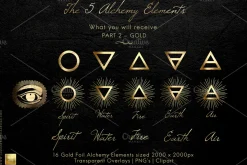 The 5 Alchemy Elements: Foil Set