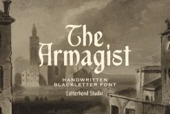 The Armagist Handwritten Blackletter