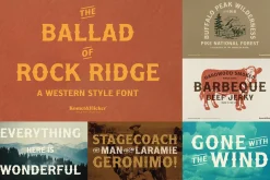 The Complete Rustic Fonts Collection