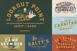 The Complete Rustic Fonts Collection