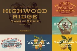 The Complete Rustic Fonts Collection