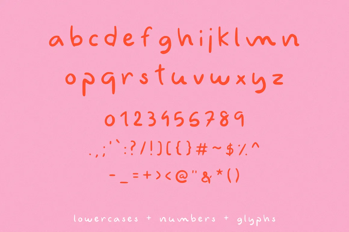 The Cute Handwritten Font Bundle