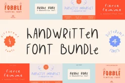 The Cute Handwritten Font Bundle